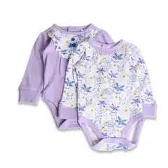 PILLIN - Pack 2 Pzas Body Bebé Niña Multicolor