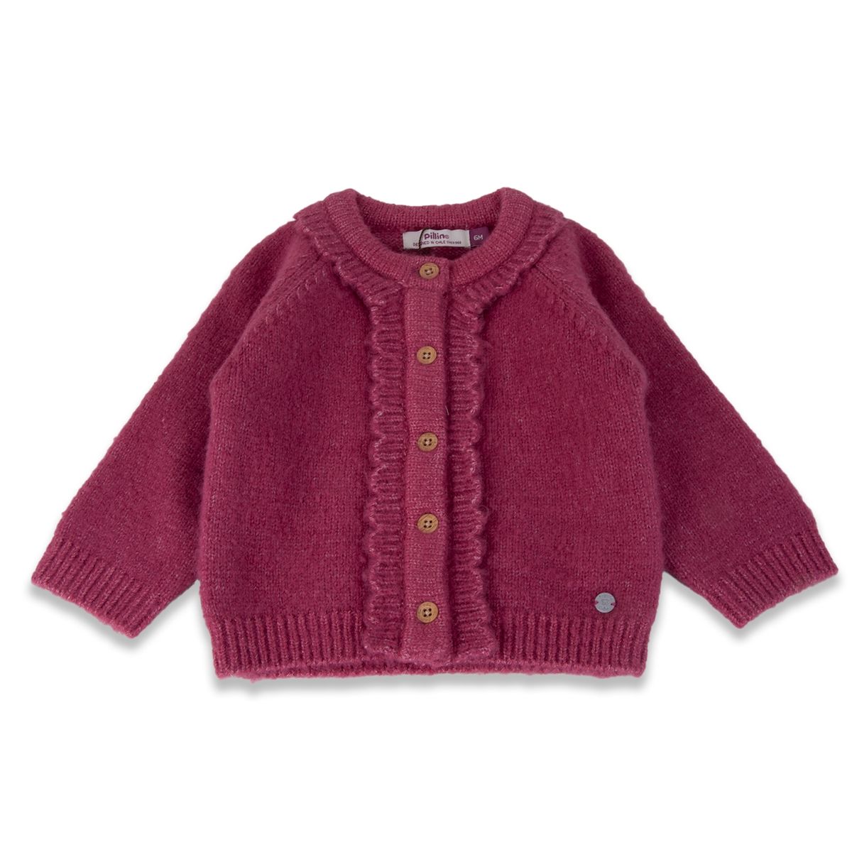 PILLIN - Chaleco Bebé Niña Guinda Pillin PILLIN