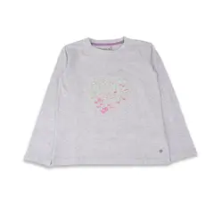 PILLIN - Polera Niña Gris claro