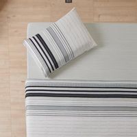 Juego Sabanas Estampadas +Funda Almohada - Gris - 1,5 Plazas