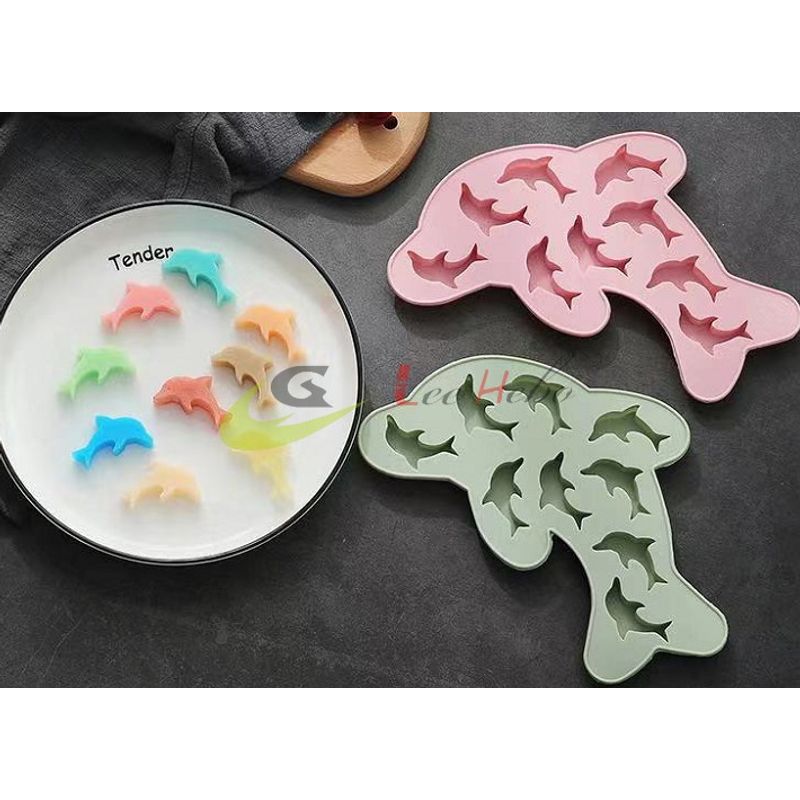 GENERICO - Molde Silicona Para Chocolate Mini Delfines