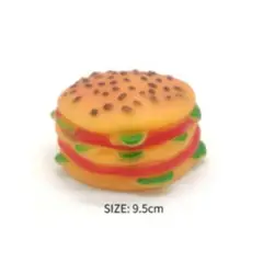 GENERICO - Juguete Para Perros Diseño Hamburguesa 9cm