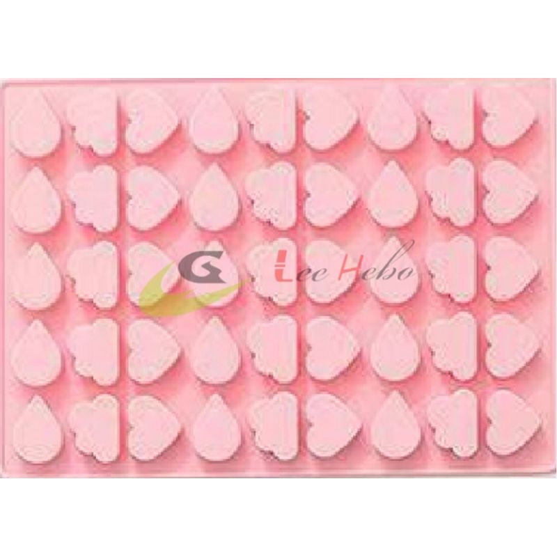 GENERICO - Molde Silicona Para Chocolate Mini Corazones-Nubes