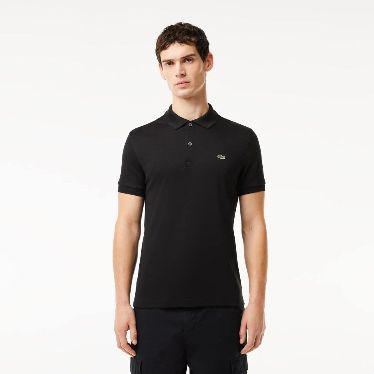 LACOSTE - Polera Polo Lacoste DH2050 Hombre Negro LACOSTE