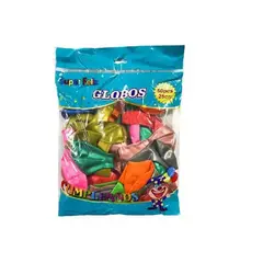 GENERICO - Globos Latex Muchos Colores 50 Unidades 25 Cm