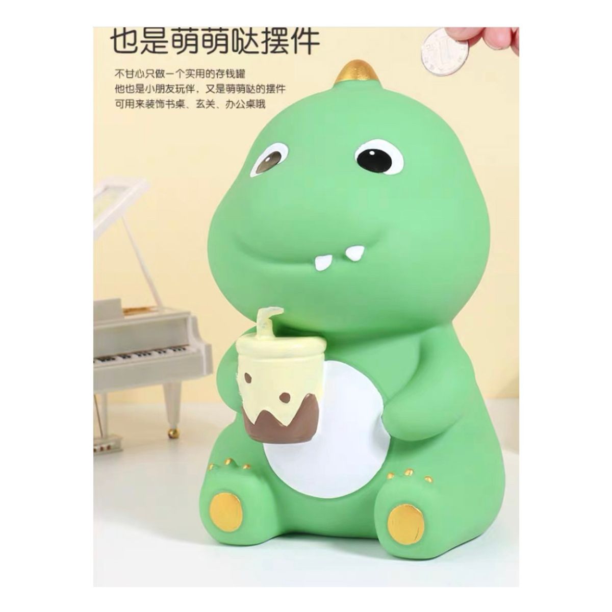 GENERICO - Hucha Alcancía De Dinosaurio Para Niños