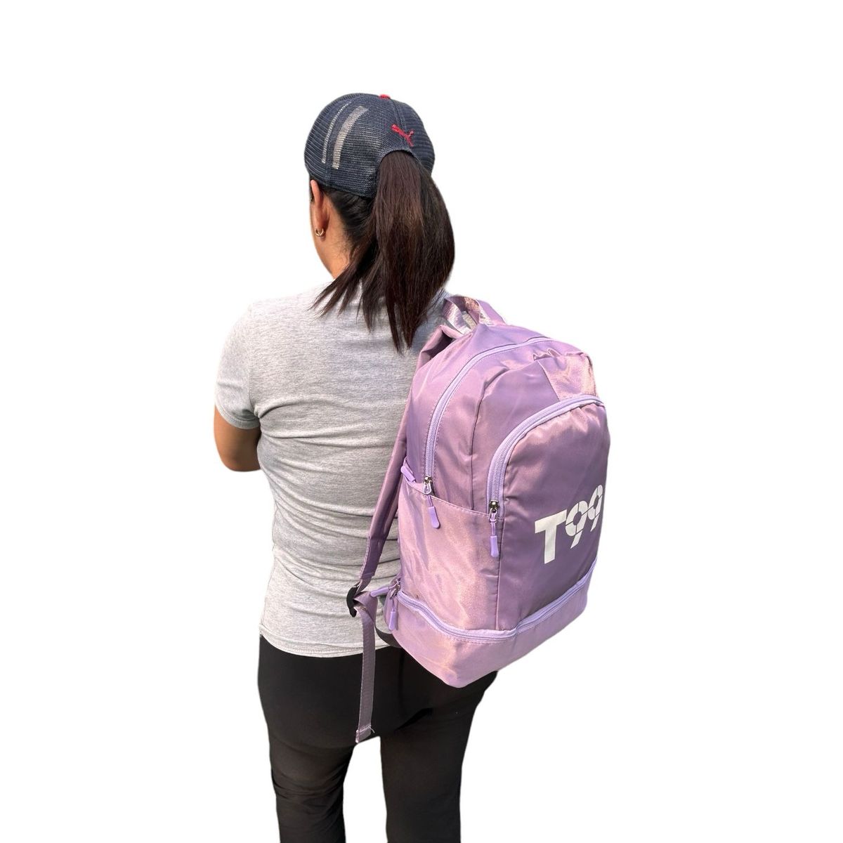 GENERICO - Mochila Escolar de Viaje Gym Multifuncional  DiseñoT99 Lila