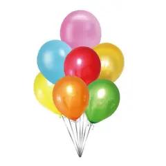 GENERICO - Globos Latex Muchos Colores 25 Unidades 25 Cm