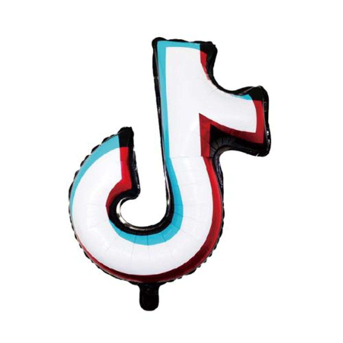 GENERICO - Globo Diseño Tik Tok 1 Unidad 64 Cm X 70 Cm