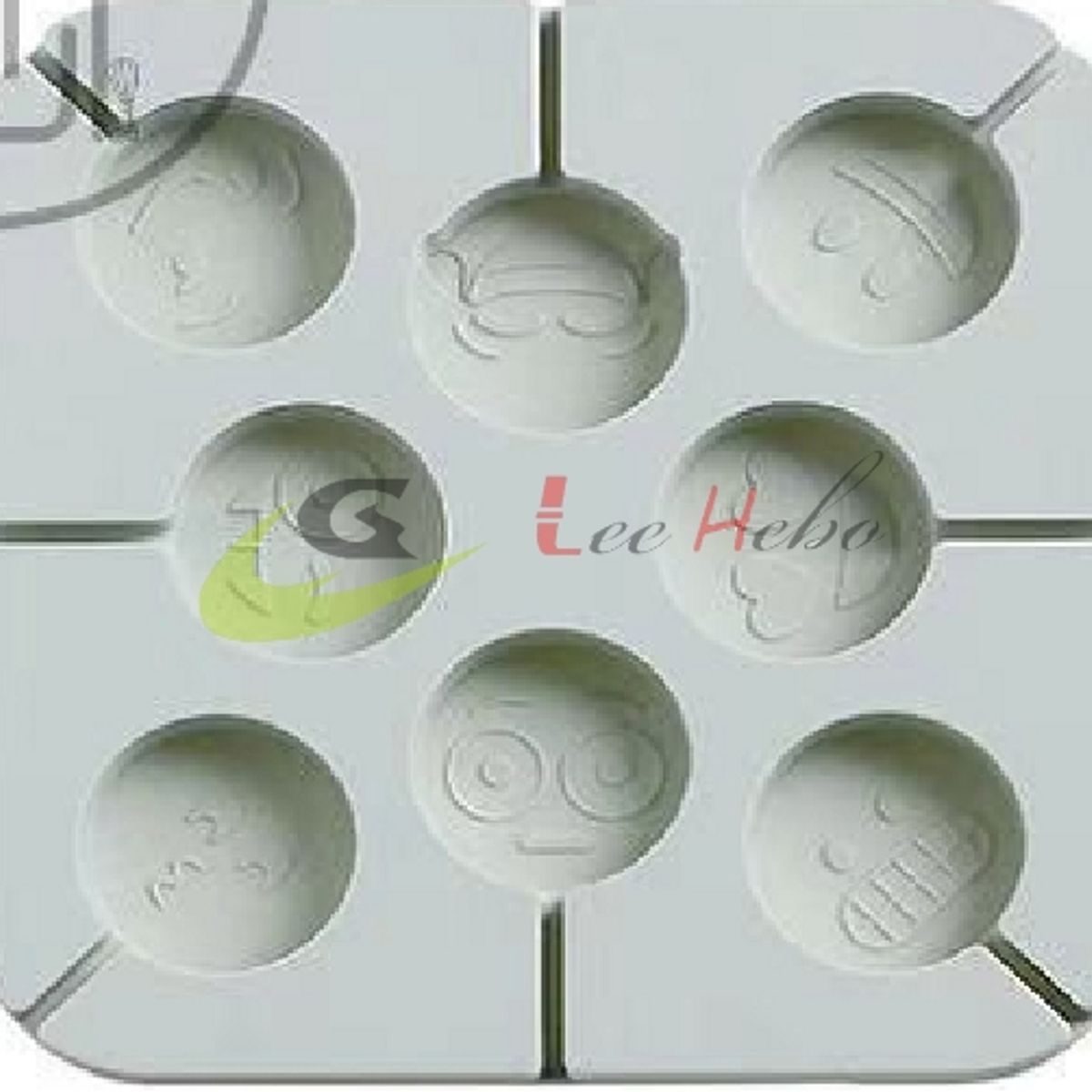 GENERICO - Molde Silicona Para Chocolate Forma Chupete Caricaturas