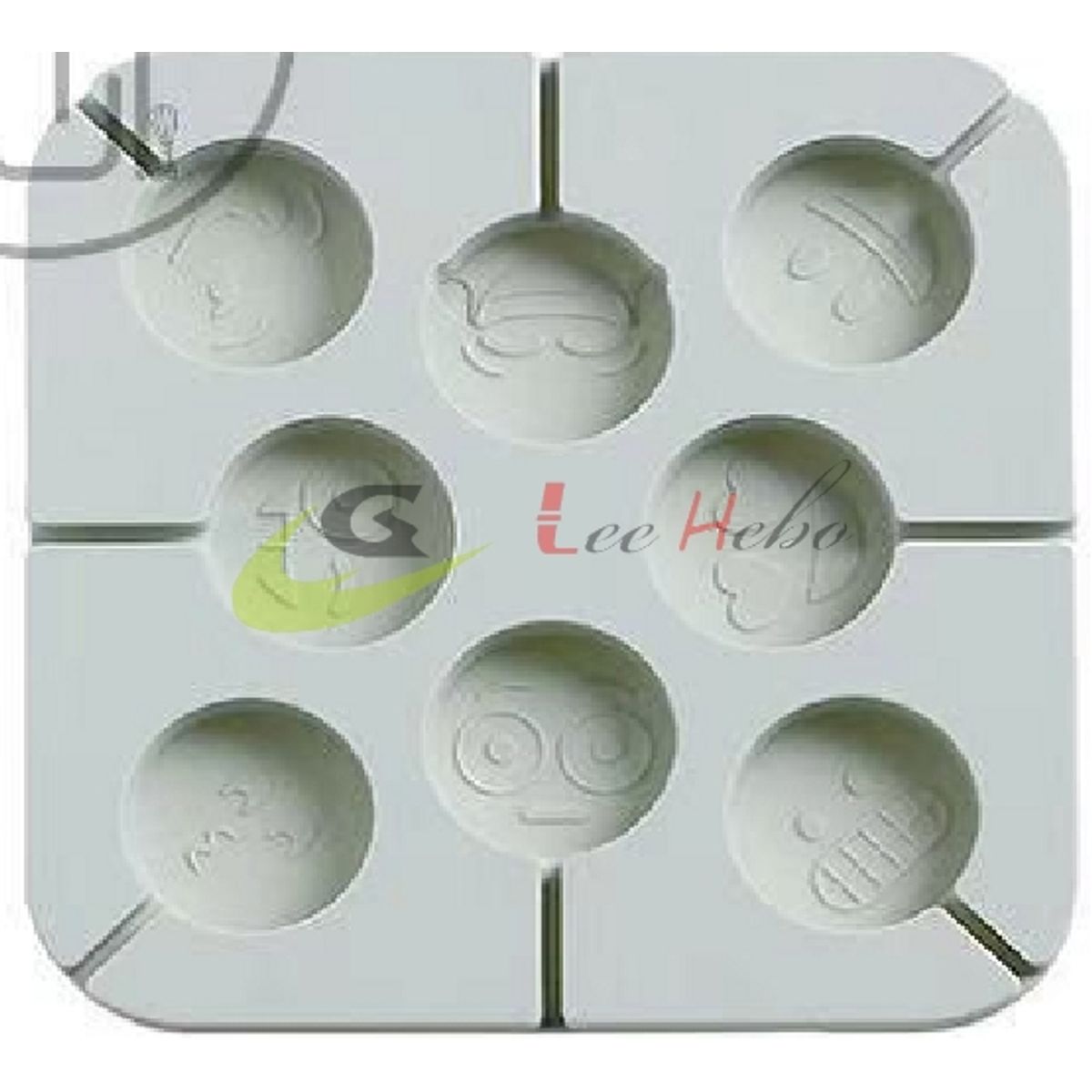 GENERICO - Molde Silicona Para Chocolate Forma Chupete Caricaturas