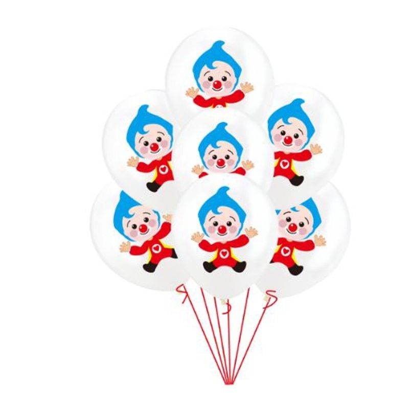 GENERICO - Globos Diseño Plim Plim 25 Unidades 30 Cm