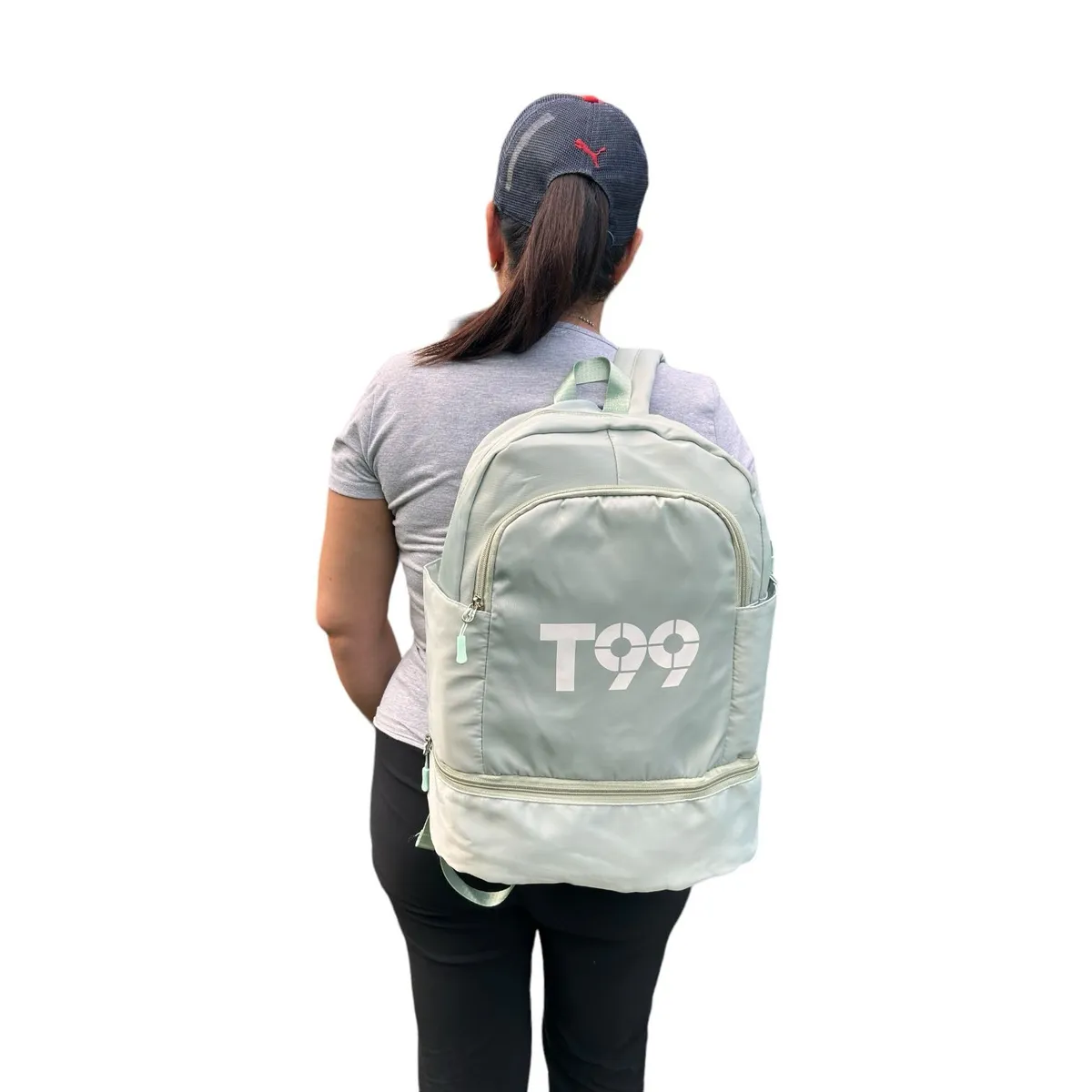 GENERICO - Mochila Escolar de Viaje Gym Multifuncional  DiseñoT99 Verde