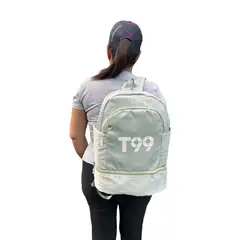 GENERICO - Mochila Escolar de Viaje Gym Multifuncional DiseñoT99 Verde