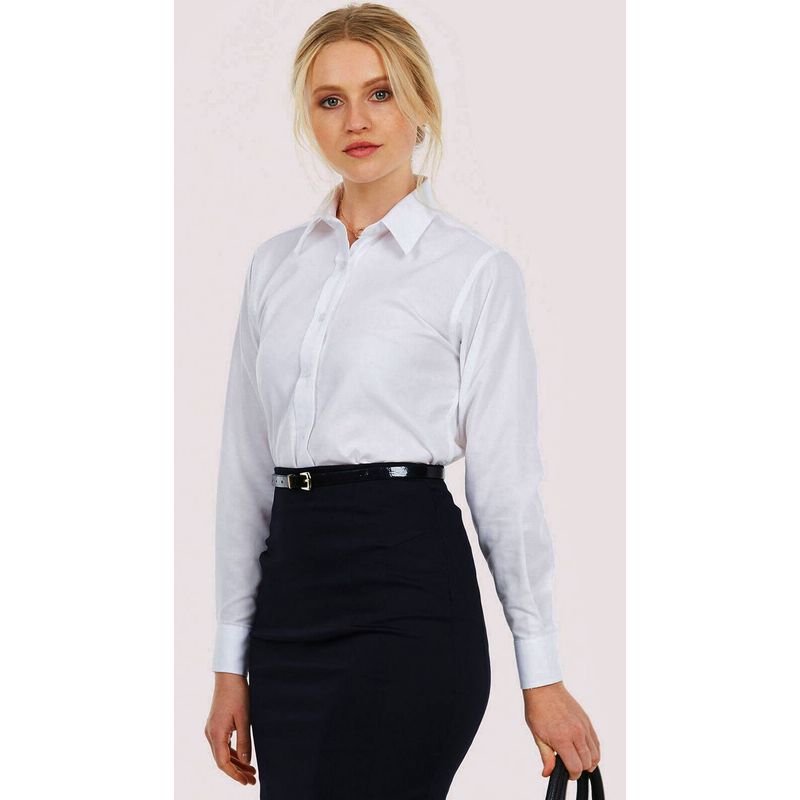 KINGS CROSS - White Oxford Shirt for Women…