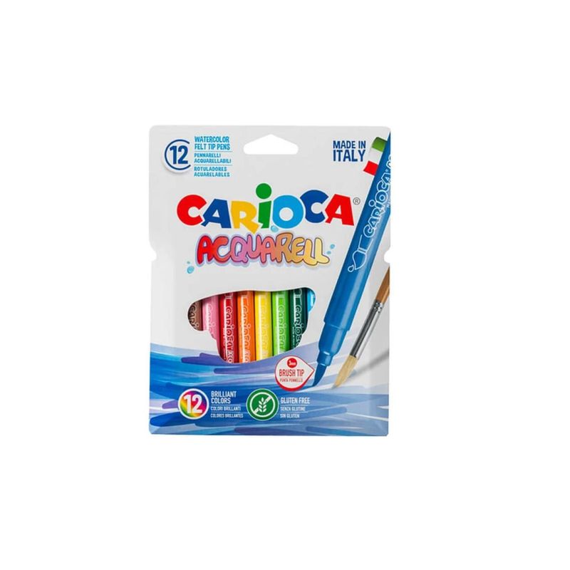 CARIOCA - Plumones Caja 12 Colores Carioca Acquarell - SC