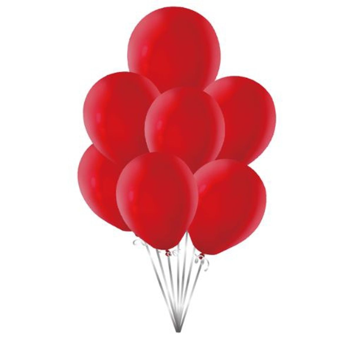 GENERICO - Globos Color Rojo Latex 50 Unidades 30 Cm