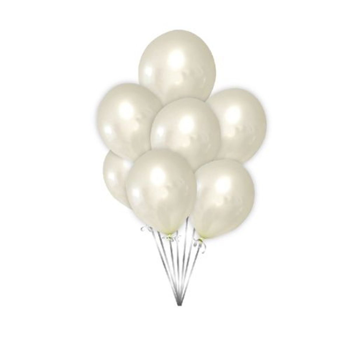 GENERICO - Globos Color Blanco Latex 50 Unidades 30 Cm