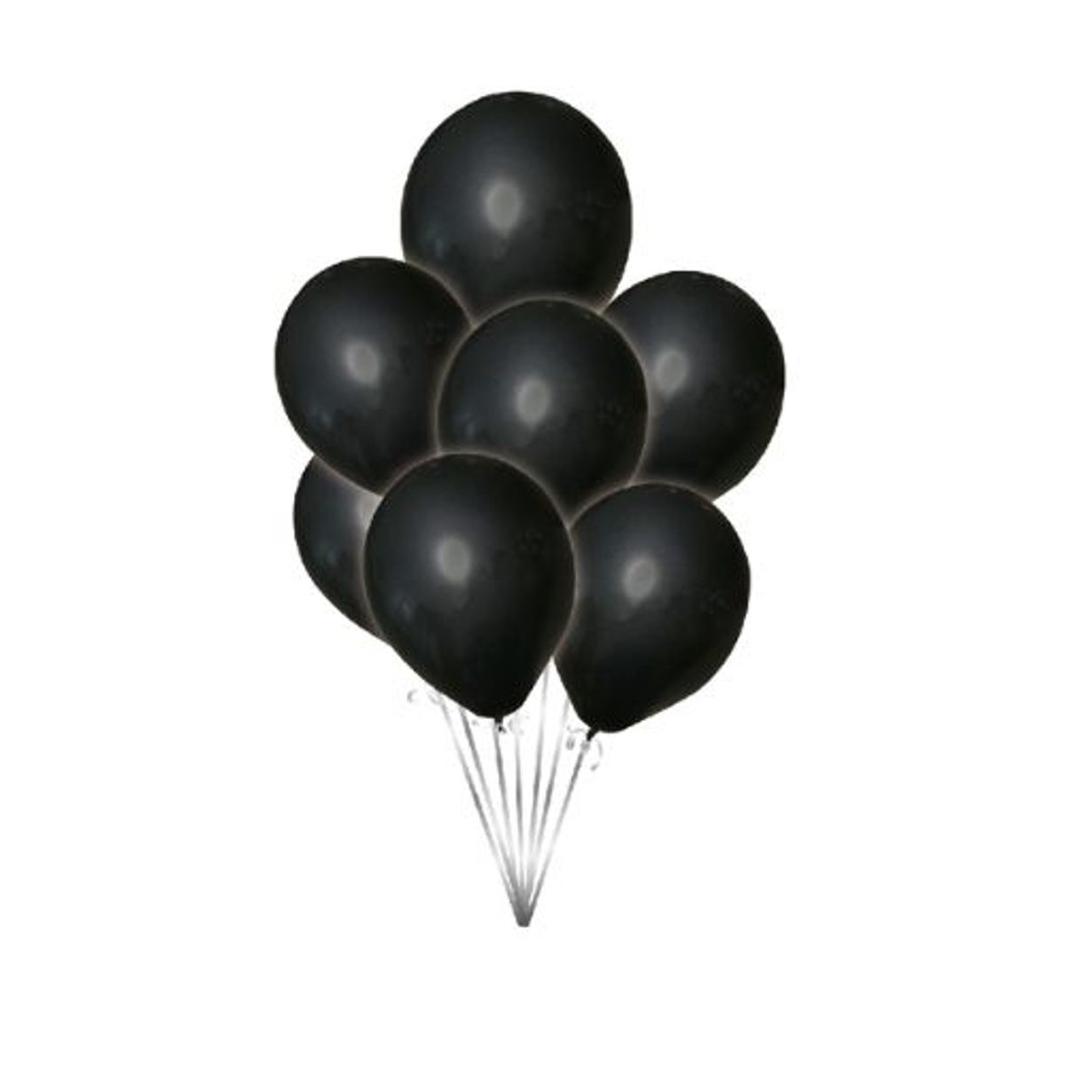 GENERICO - Globos Color Negro Latex 50 Unidades 30 Cm