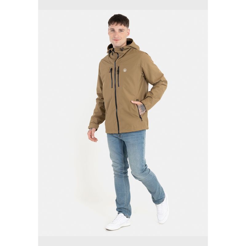 VOLCOM - Cortaviento Windbreaker Canesu Café Hombre Volcom