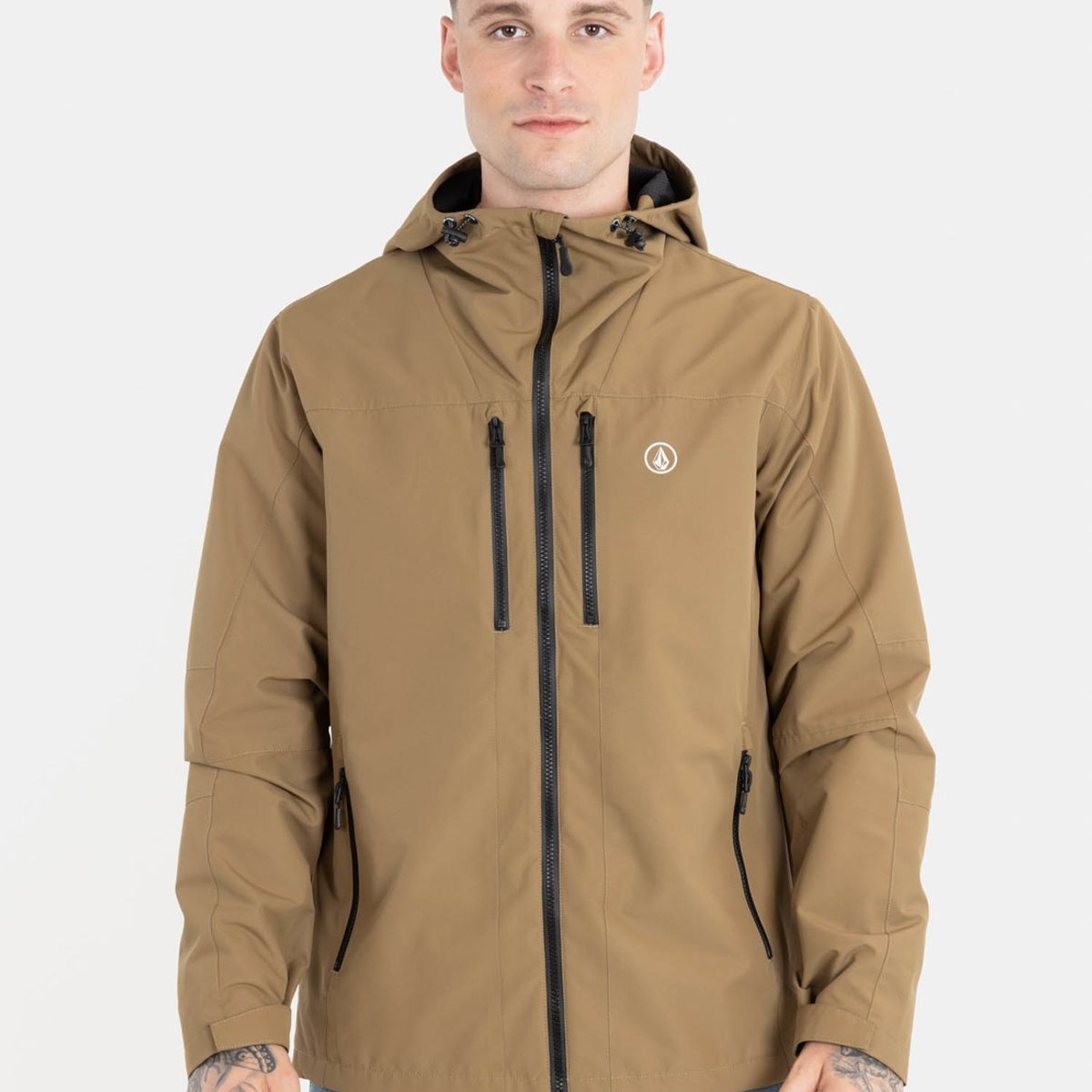 VOLCOM - Cortaviento Windbreaker Canesu Café Hombre Volcom
