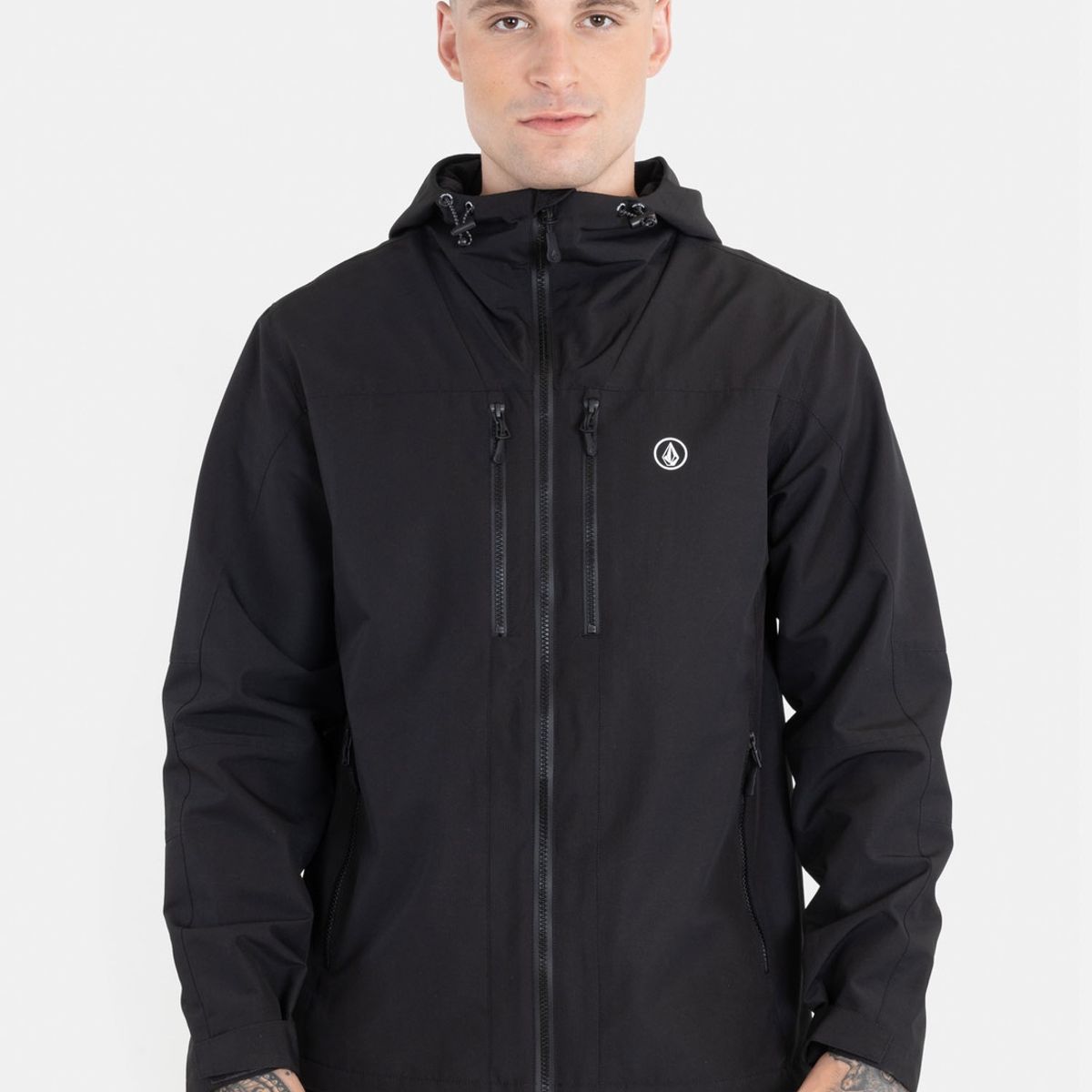 VOLCOM - Cortaviento Windbreaker Canesu Negro Hombre Volcom