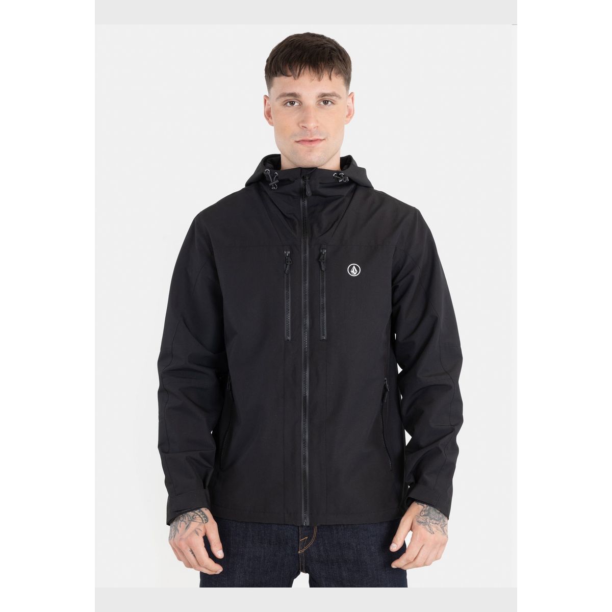 VOLCOM - Cortaviento Windbreaker Canesu Negro Hombre Volcom