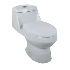 DOER - WC One Piece Certificado doble descarga 4-7 litros Blanco