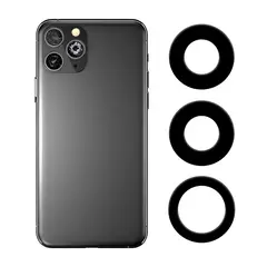 GENERICO - Vidrios de Camaras Trasera Compatible con Iphone 11 Pro.