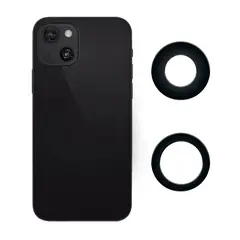 GENERICO - Vidrios Camaras Trasera Compatible con Iphone 13 + Adhesivo