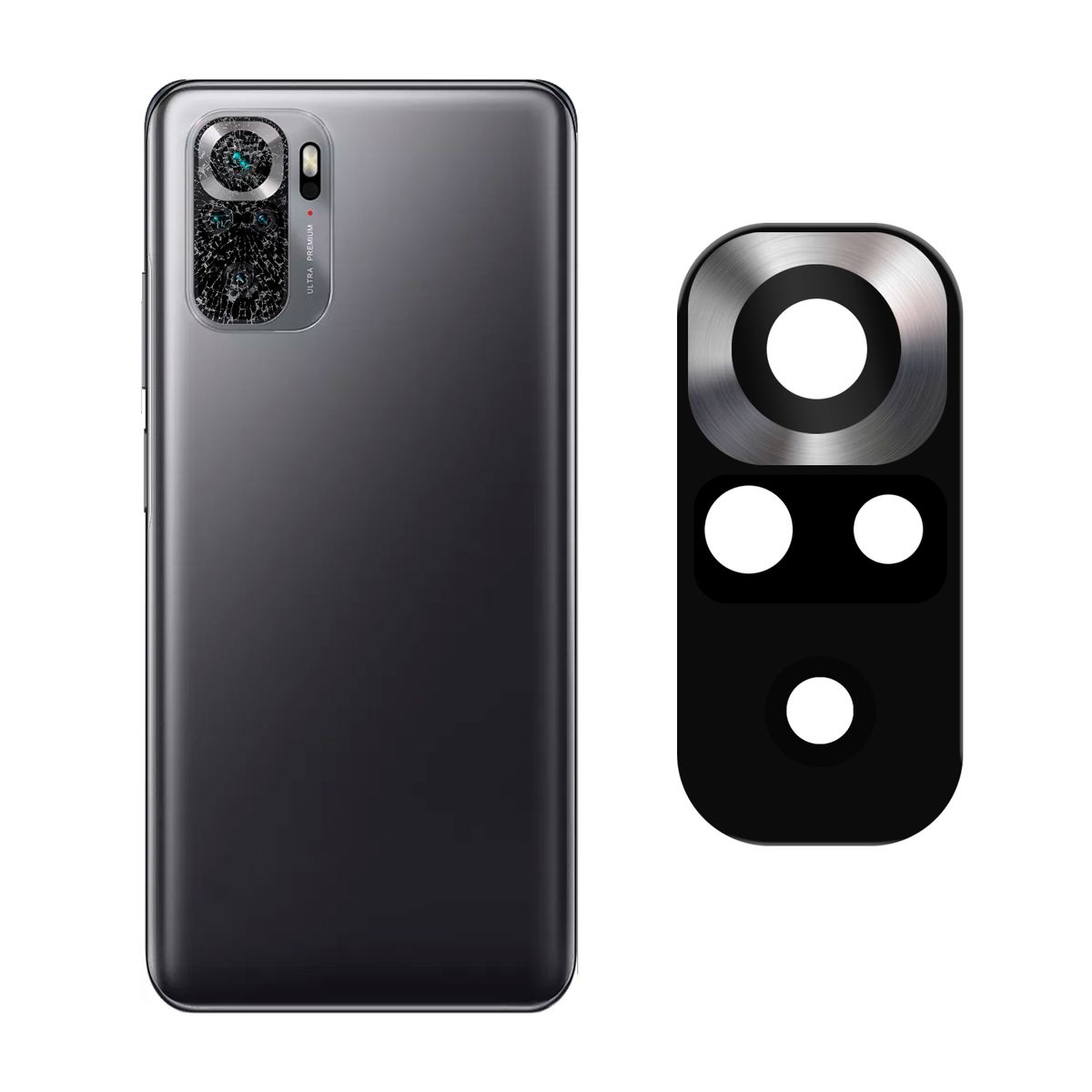 GENERICO - Vidrio de Camara Trasera para Xiaomi Redmi Note 10S