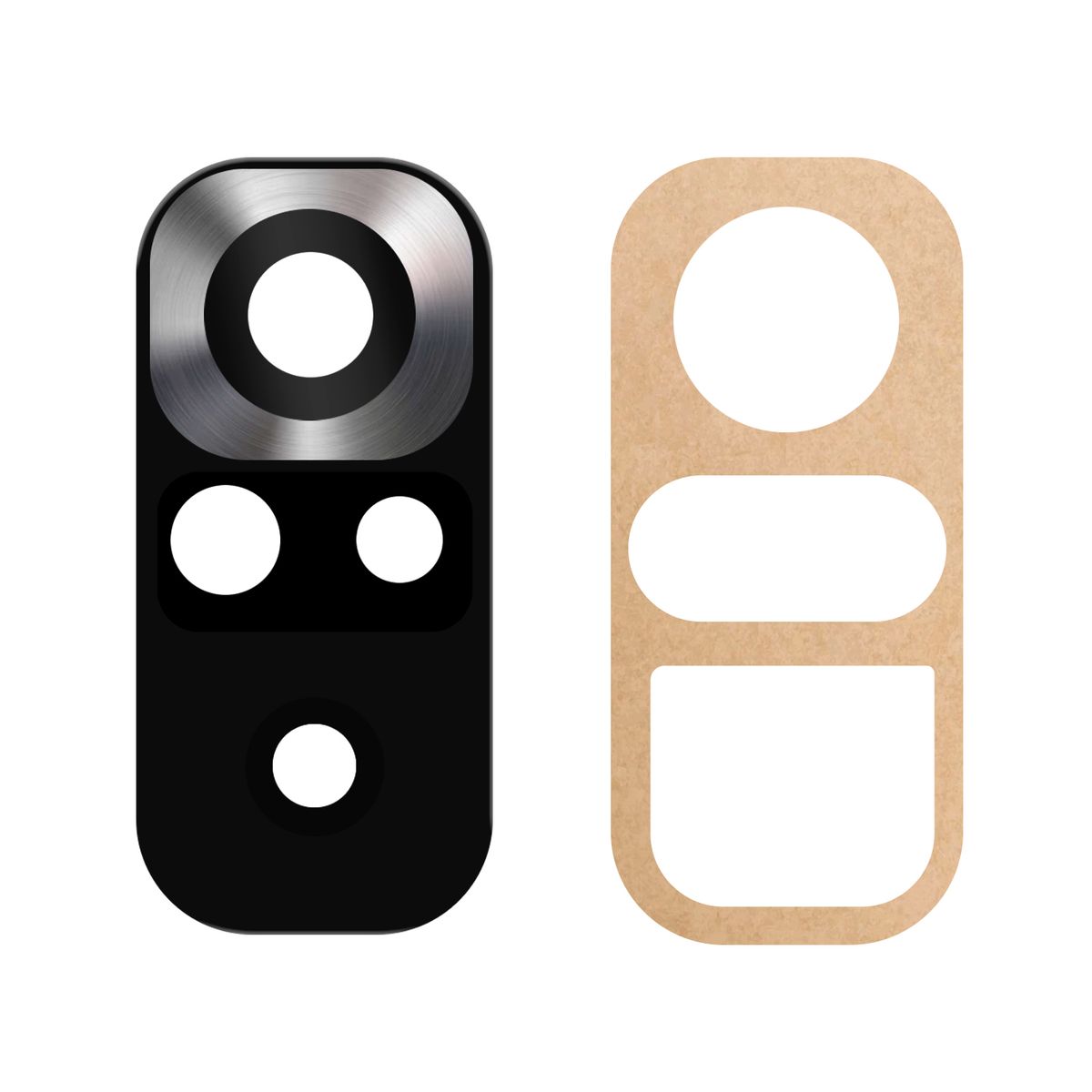 GENERICO - Vidrio de Camara Trasera para Xiaomi Redmi Note 10S