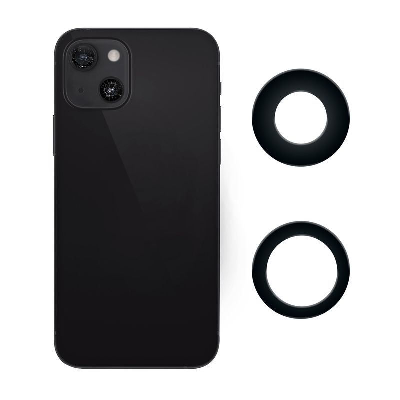 GENERICO - Vidrios de Camaras Trasera Compatible con Iphone 14 Plus.