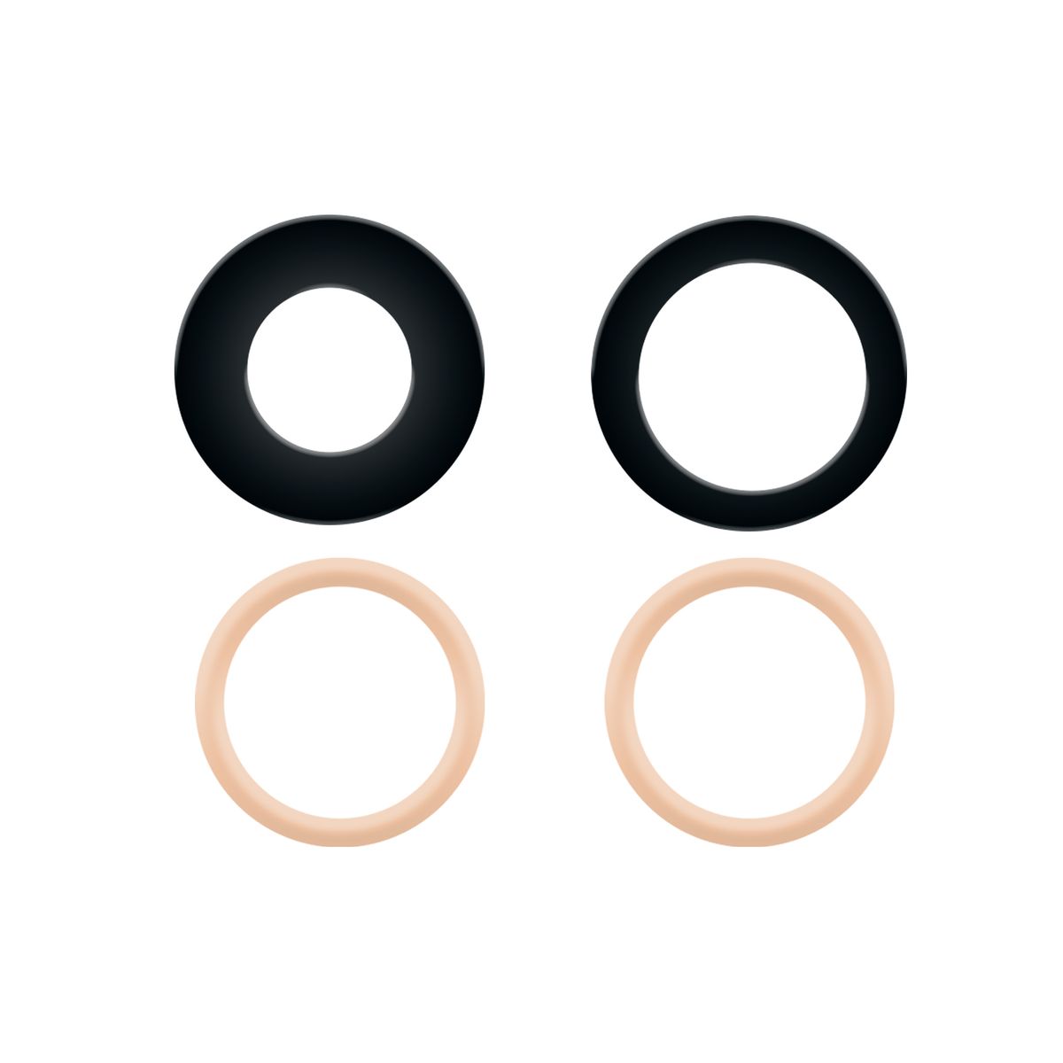 GENERICO - Vidrios Camaras Trasera Compatible con Iphone 12 + Adhesivo
