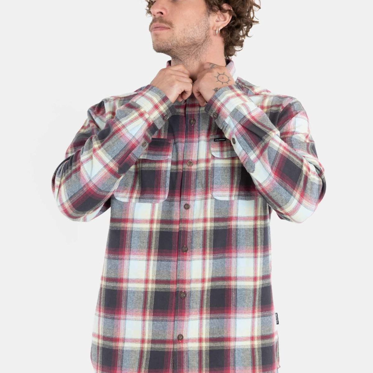 VOLCOM - Camisa Circurt Multicolor Hombre Volcom