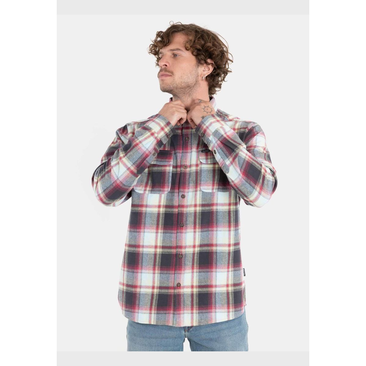 VOLCOM - Camisa Circurt Multicolor Hombre Volcom