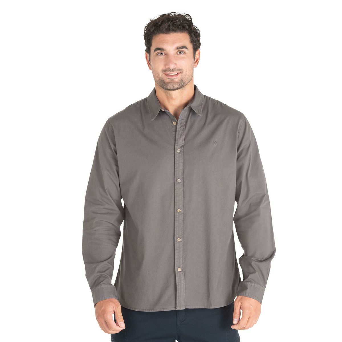 PANAMA JACK - Camisa Hombre Gris Panama Jack