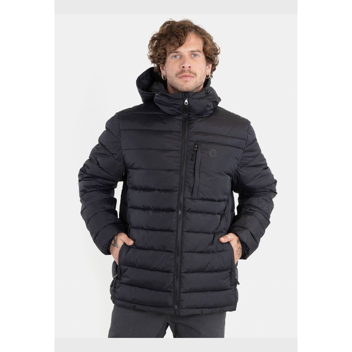 VOLCOM - Parka Puffa Kappa Negro Hombre Volcom