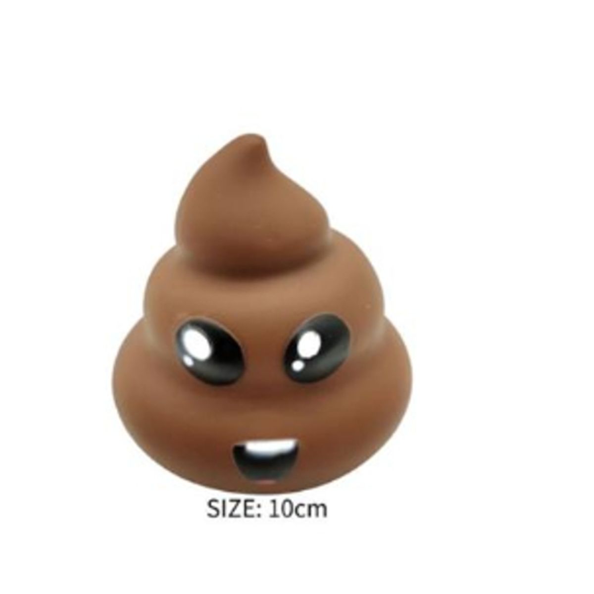 GENERICO - Juguete Para Perros Color Marrón  Diseño Popo 10cm