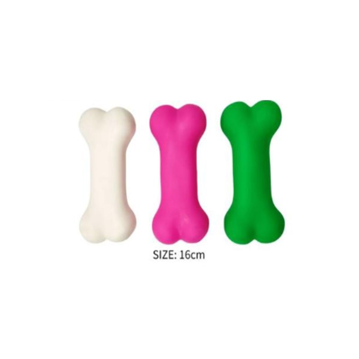 GENERICO - Juguete Para Perros Colores Surtidos Diseño Hueso 16cm