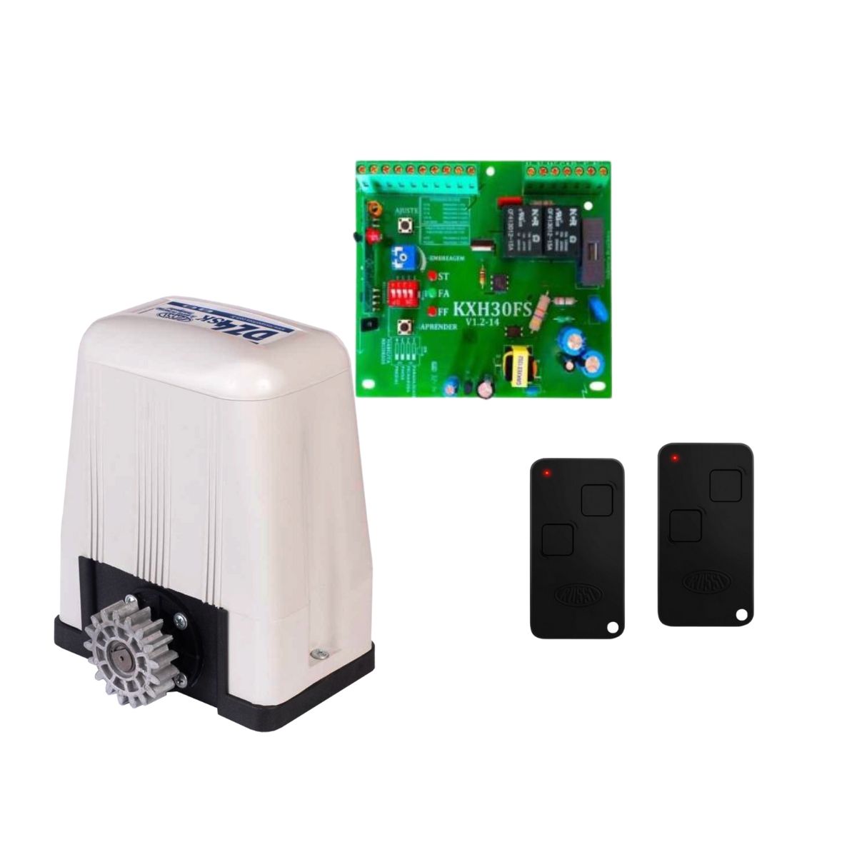 ROSSI - Kit Motor Dz4 Turbo Rossi 2 Controles Remotos