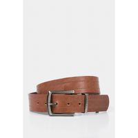 Vélez Cinturón Unifaz Coraje Cuero Hombre Pasador Metálico Negro