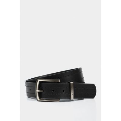 Imagen 1 del producto Vélez Cinturón Unifaz Coraje Cuero Hombre Pasador Metálico Negro