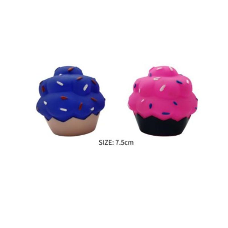 GENERICO - Juguete Para Perros Colores Surtidos Diseño Cupcake 7cm