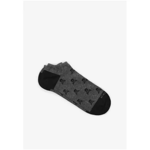 SCALPERS - Calcetines Cortos Calaveras Dark Grey