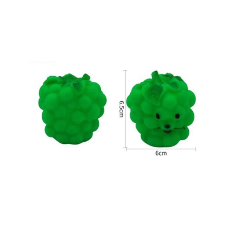 GENERICO - Juguete Para Perros Color Verde Diseño Uva 6x6cm