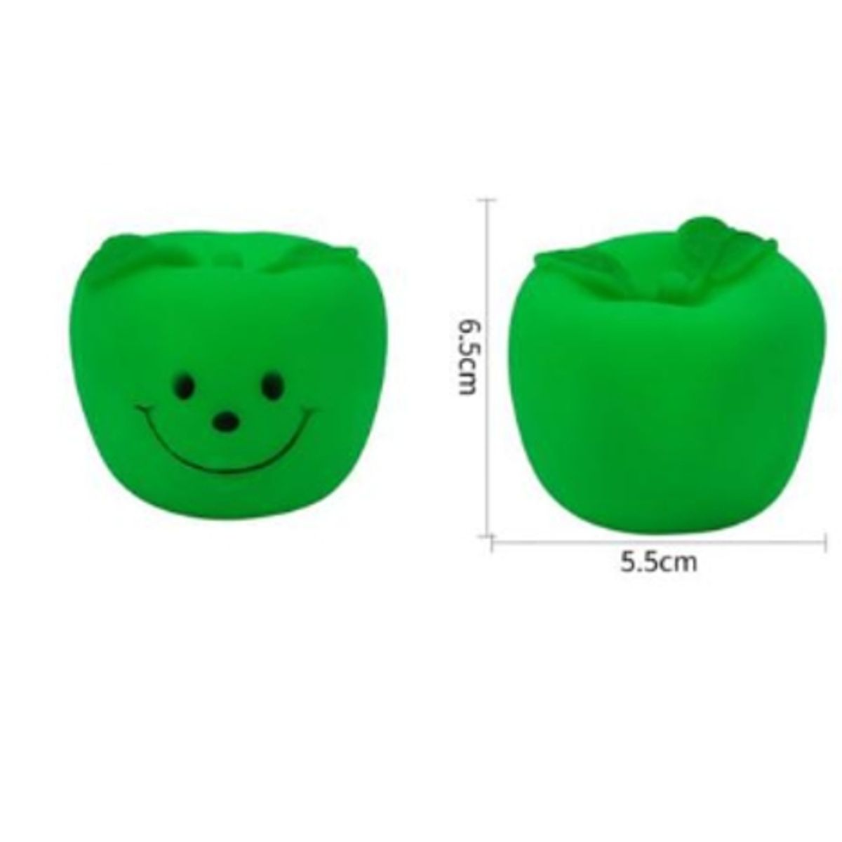 GENERICO - Juguete Para Perros Color Verde Diseño Manzana 6x5cm