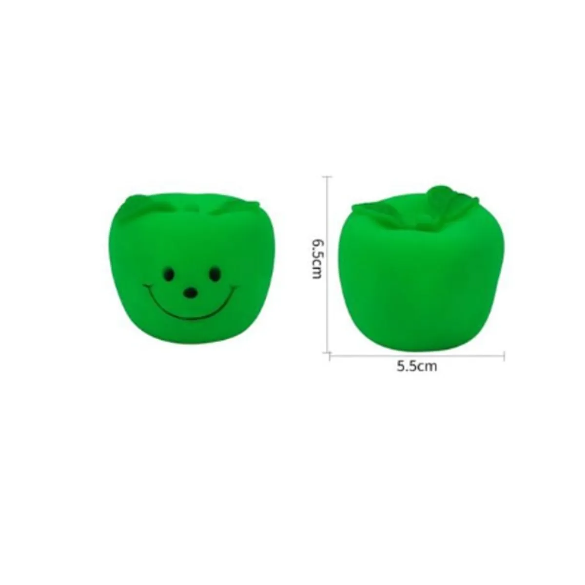 GENERICO - Juguete Para Perros Color Verde Diseño Manzana 6x5cm
