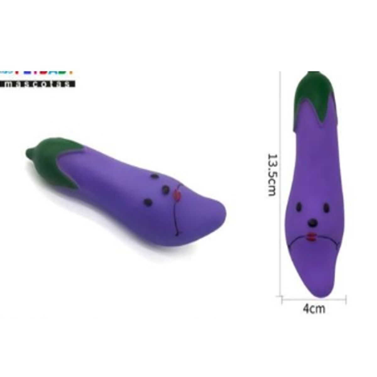 GENERICO - Juguete Para Perros Color Morado Diseño 13x4cm