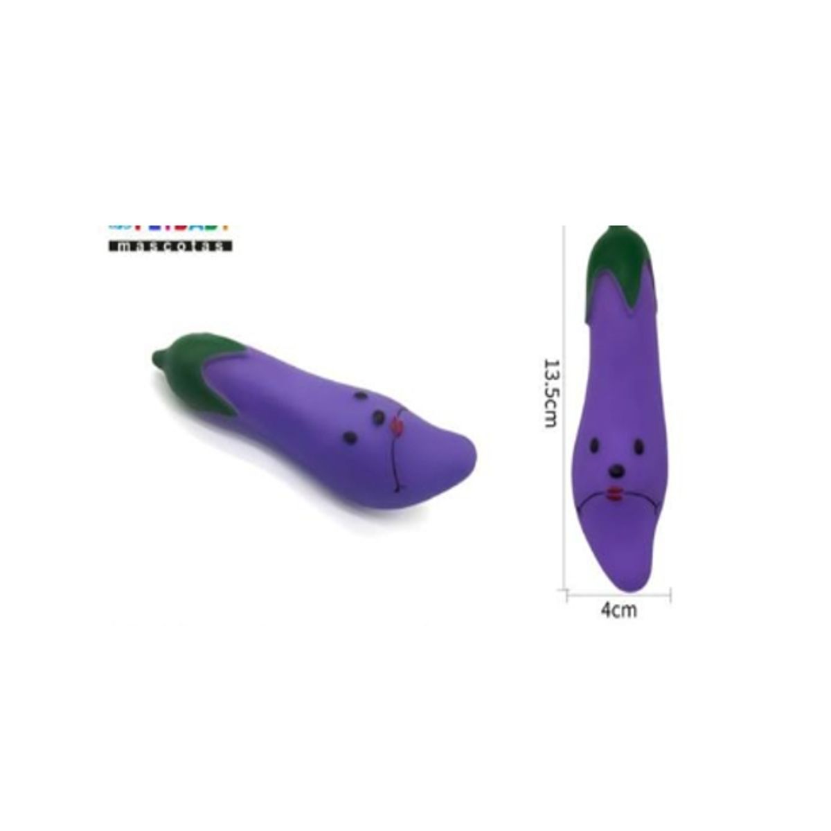 GENERICO - Juguete Para Perros Color Morado Diseño 13x4cm